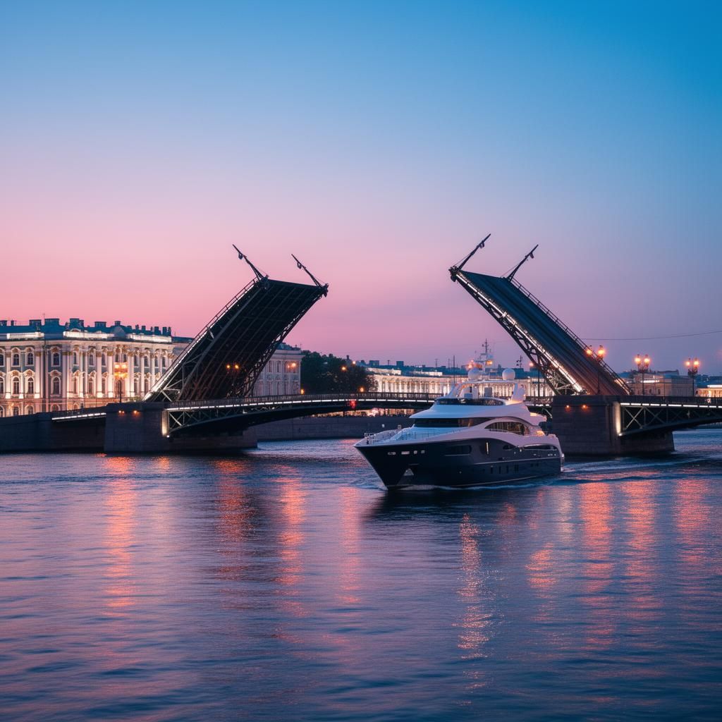 Белые ночи: развод мостов